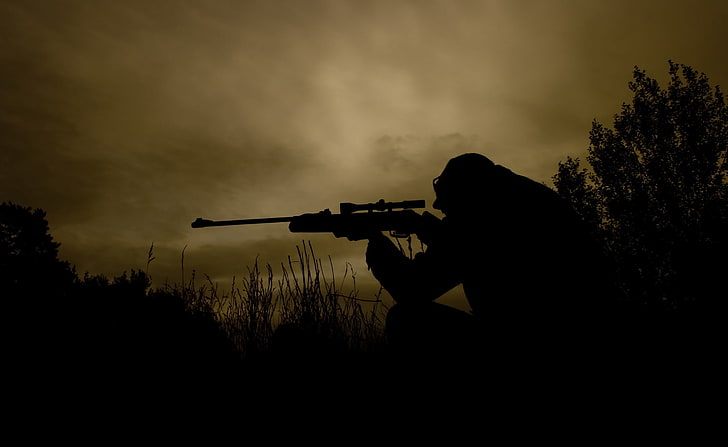 Sniper HD Wallpaper, sniper rifle, Army, Sniper, HD wallpaper