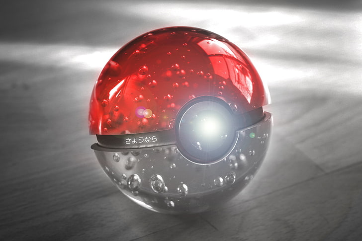 Pokemon Pokeball fond d'écran, Pokémon, Poké Balls, humide, Fond d'écran HD