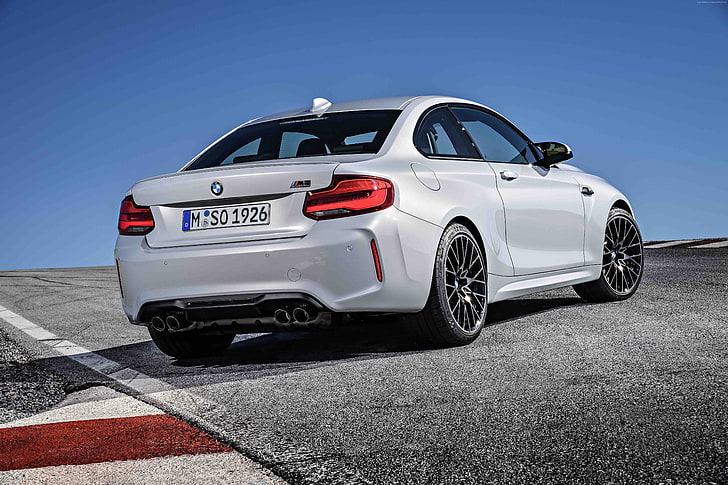 2019 รถยนต์ 4K การแข่งขัน BMW M2, วอลล์เปเปอร์ HD