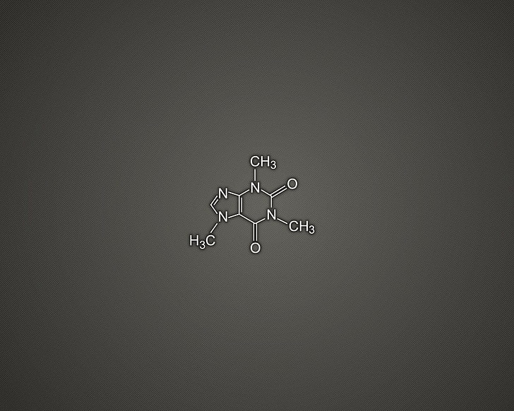Chemie, Koffein, HD-Hintergrundbild