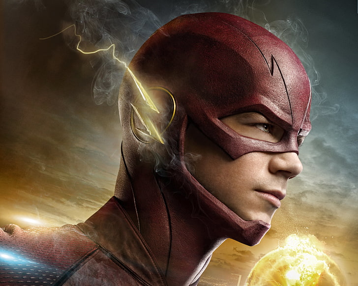 The Flash, Action, Red, Fantasy, Clouds, Sky, Hero, Speed, Lightning, The, Wallpaper, Yellow, Eyes, Smoke, Boy, Year, DC Comics, TV Series, Face, Man, Flash, Mask, 2014, Adventure, Armor, Barry, Sci-Fi, Warner Bros. Pictures, Superhero, Drama, Very, All, The Flash, Grant Gustin, Season, CW Television Network, Warner Bros. Television, Bang, CWTV, HD wallpaper
