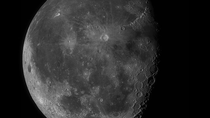 moon, crater, space photography, orbit, natural satellite, lunar, space, nasa, lunar reconnaissance orbiter camera, HD wallpaper