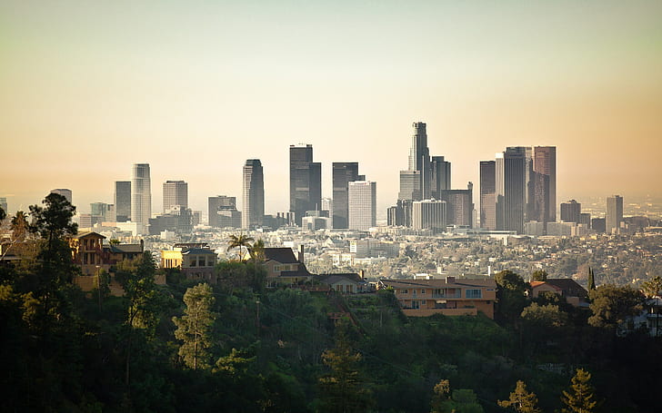 Los Angeles vackra bakgrunder skrivbord, HD tapet