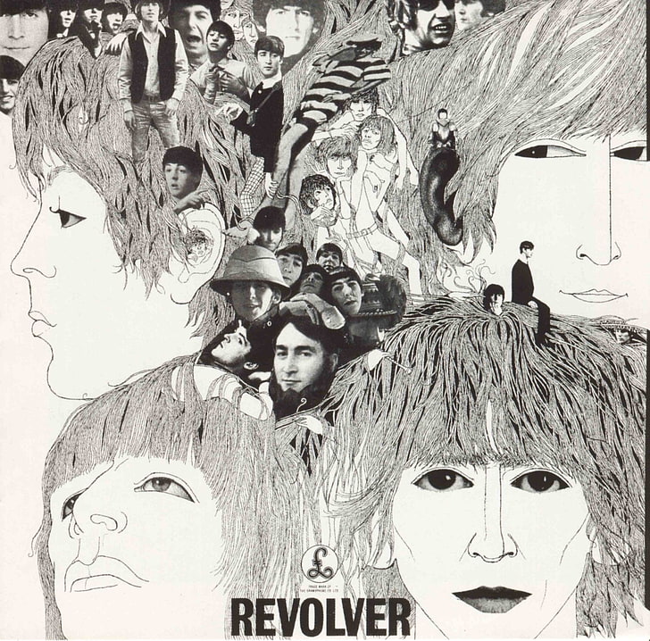 Zespół (muzyka), The Beatles, okładka albumu, rewolwer, Tapety HD
