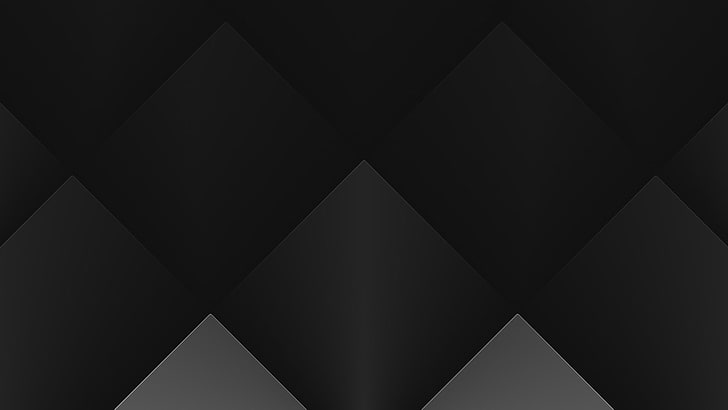 square, shapes, black, dark, HD wallpaper