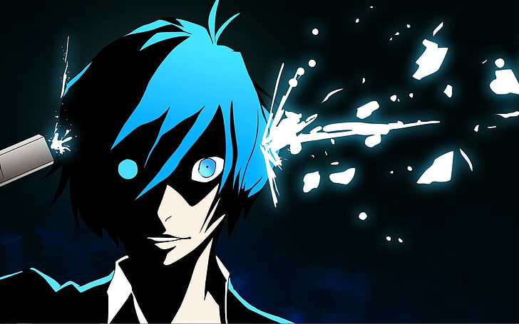 ilustracja postaci męskiej anime, seria Persona, Persona 3, Tapety HD