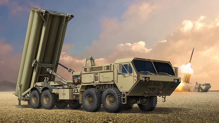 THAAD, Movable launcher, Terminal High Altitude Area Defense, Lockheed Martin Missiles and Space, missile complex, HD wallpaper