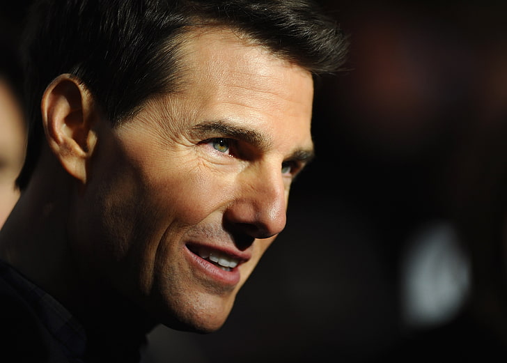 Tom Cruise, Tom Cruise, regard, acteur, homme, brune, Fond d'écran HD