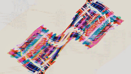 glitch art, LSD, abstract, HD tapet HD wallpaper