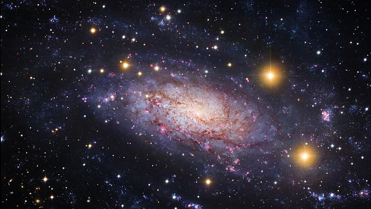 Vintergatan, rymden, NASA, galaxen, NGC 3621, HD tapet
