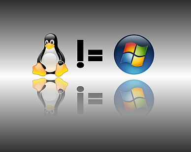 linux tux systemy operacyjne microsoft windows Technologia Linux HD Art, linux, Tux, Microsoft Windows, systemy operacyjne, Tapety HD HD wallpaper