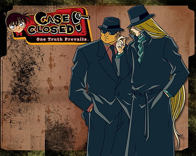 Anime, detective Conan, caso cerrado, Fondo de pantalla HD HD wallpaper