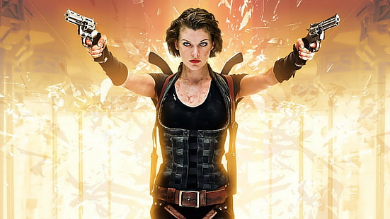 Resident Evil, Resident Evil: Afterlife, Alice (Resident Evil), Мила Йовович, HD тапет HD wallpaper