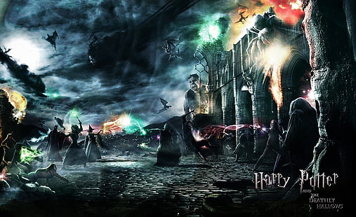 Harry Potter And The Deathly Hallows, Harry Potter and the Deathly Hallows wallpaper, Movies, Harry Potter, harry potter and the deathly hallows, last harry potter movie, harry potter and the deathly hallows movie, 2010 harry potter and the deathly hallows, 2010 harry potter, HD wallpaper HD wallpaper
