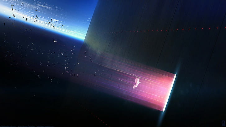christopher balaskas ilustraciones ciencia ficción astronautas, Fondo de pantalla HD