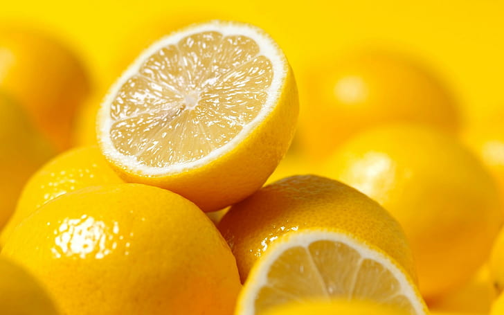 gula citroner, bästa s, s, HD tapet