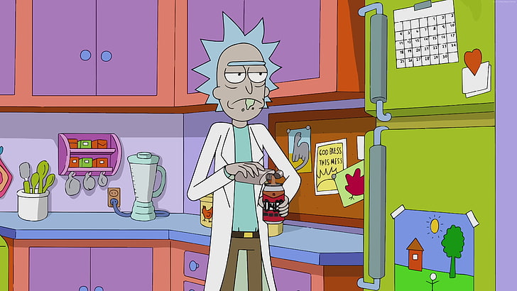 Rick and Morty, 3 säsong, bästa tv-serier, Rick, HD tapet