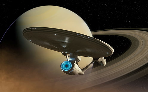 Star trek statek kosmiczny space saturn uss Enterprise spacehip, Tapety HD HD wallpaper