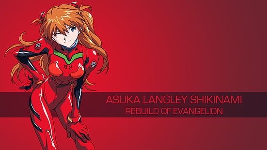 dziewczyny z anime, Neon Genesis Evangelion, Asuka Langley Soryu, Tapety HD HD wallpaper