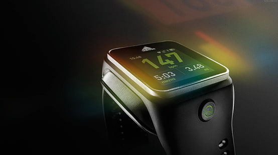 Best Watches 2015 กีฬาฟิตเนสนาฬิกา Adidas miCoach SMART RUN รีวิวนาฬิกาอัจฉริยะ, วอลล์เปเปอร์ HD HD wallpaper