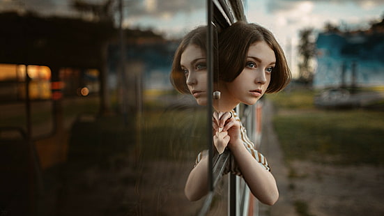 Оля Пушкина, жени, модел, Георги Чернядиев, 500px, HD тапет HD wallpaper