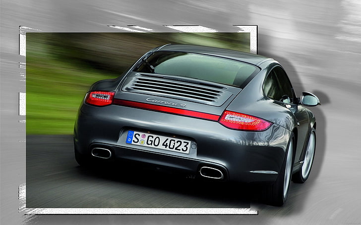 Porsche 911 Carrera S, car, black cars, vehicle, HD wallpaper