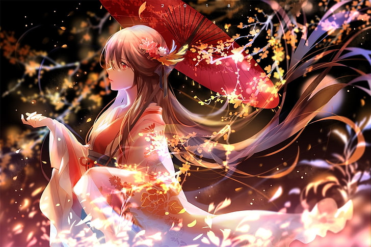 yuezheng ling, vocaloid china, profile view, traditional clothes, Anime, HD wallpaper