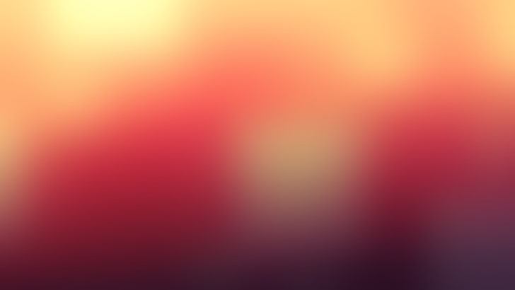 Blurred, Orange, 5K, HD wallpaper