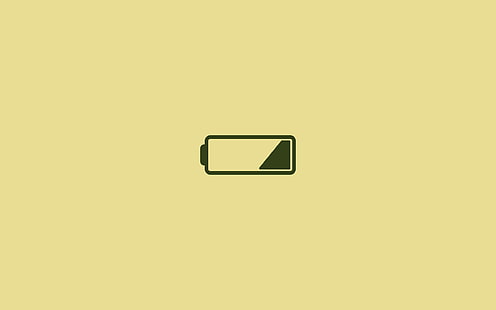 Logo niskiego poziomu baterii, ikona niskiego poziomu baterii, inne, logo, bateria, Tapety HD HD wallpaper
