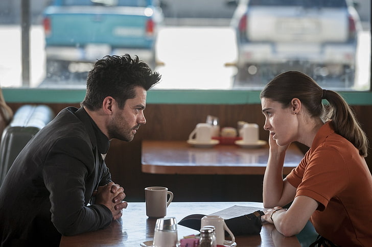 TV Show, Preacher, Dominic Cooper, Emily Woodrow, Jesse Custer, Lucy Griffiths, HD wallpaper