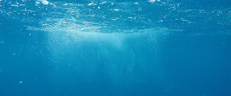 su, okyanus manzarası, ultra geniş, HD masaüstü duvar kağıdı HD wallpaper