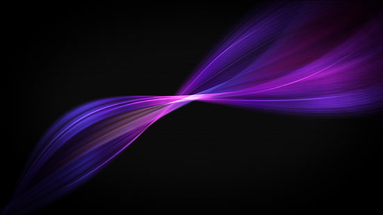 purple and pink twist wallpaper, line, abstraction, background, Wallpaper, black, graphics, color, Purple, HD wallpaper HD wallpaper