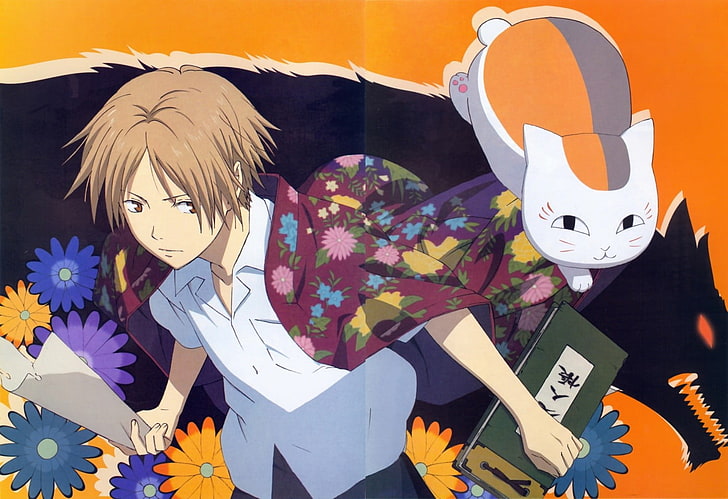 male anime character, Natsume Book of Friends, Natsume Yuujinchou, HD wallpaper