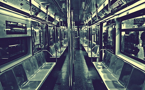 U-Bahn, U-Bahn, New York City, HD-Hintergrundbild HD wallpaper