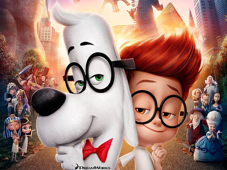 Mr Peabody And Sherman, DreamWorks wallpaper, Movies, Hollywood Movies, hollywood, HD wallpaper