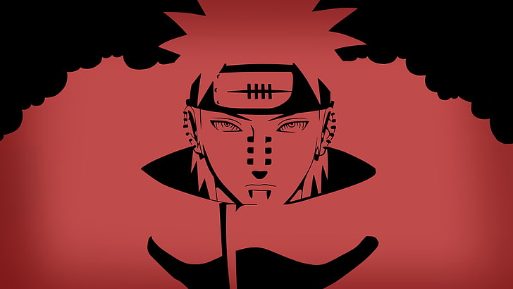 Ilustrasi Pain from Naruto Shippuden, Naruto Shippuuden, Wallpaper HD
