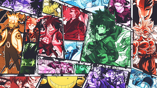 Anime, Crossover, HD wallpaper HD wallpaper