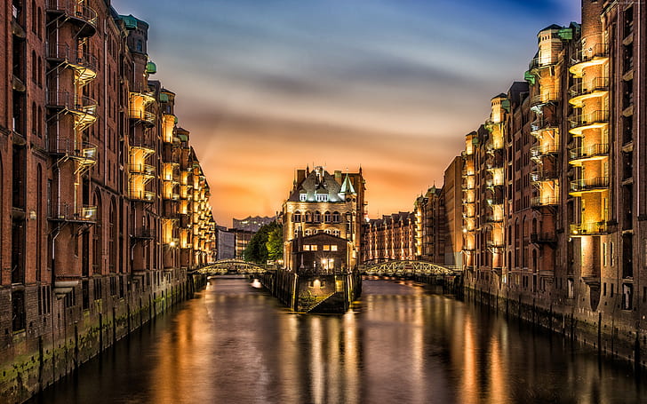 Allemagne, Hambourg, Tourisme, Voyage, Fond d'écran HD