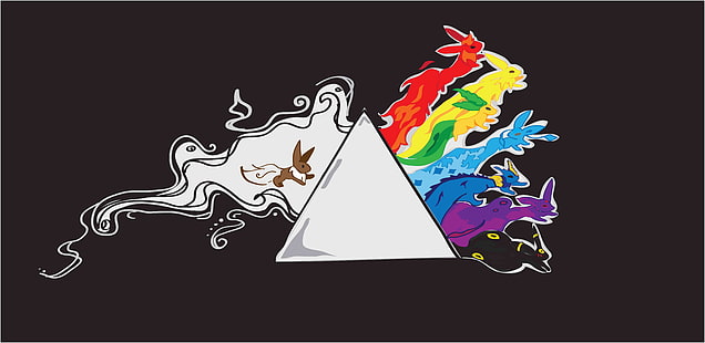 Ayın Pink Floyd Karanlık Tarafı vektör, klasik, floyd, zor, pembe, ilerici, psychedelic, kaya, HD masaüstü duvar kağıdı HD wallpaper