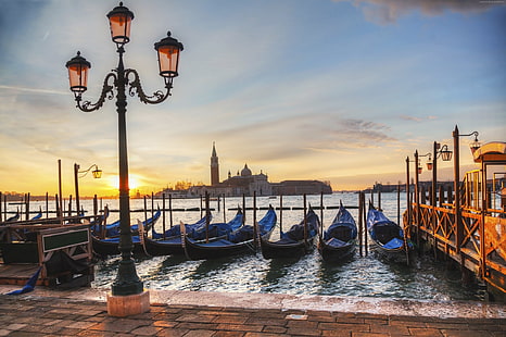 ベネチアンラグーン、観光、イタリア、アドリア海、旅行、予約、 HDデスクトップの壁紙 HD wallpaper