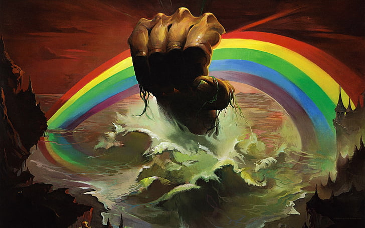 Banda (Música), Rainbow, Carátula del álbum, Hard Rock, Heavy Metal, Metal, Fondo de pantalla HD