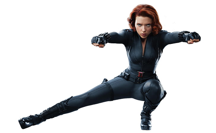 niña, Scarlett Johansson, The Avengers, viuda negra, Fondo de pantalla HD