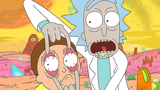 serial tv, Rick and Morty, humor, Wallpaper HD HD wallpaper