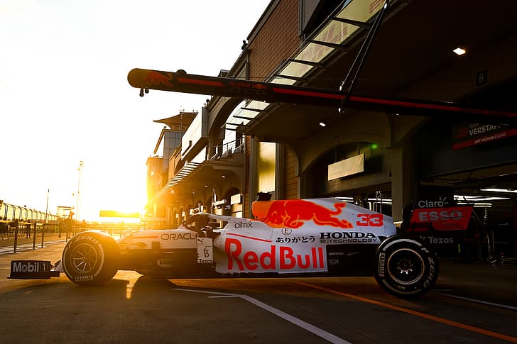 Формула 1, Red Bull Racing, Макс Ферстаппен, Хонда, транспортное средство, HD обои