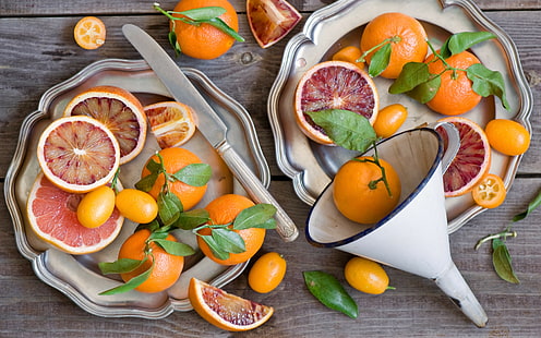 laranjas, fundos de kumquats, frutas, citros, baixar 3840x2400 laranjas, HD papel de parede HD wallpaper