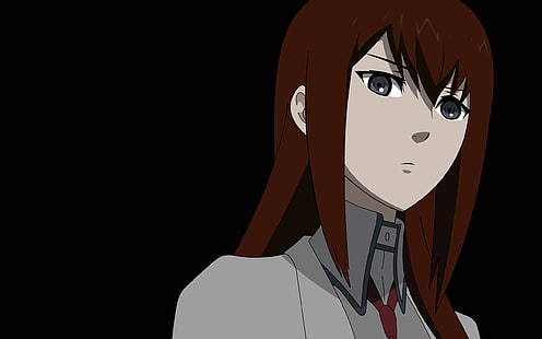 Anime Mädchen, Steins, Gate, Makise Kurisu, Rotschopf, Anime, HD-Hintergrundbild HD wallpaper