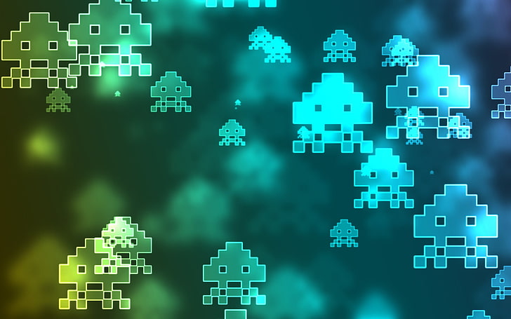 Space Invaders Retro-Spiele 1680x1050 Aircraft Space HD Art, Space Invaders, Retro-Spiele, HD-Hintergrundbild