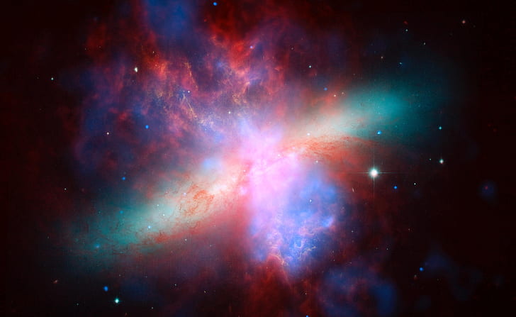 Colorful Space Dust, Space, Colorful, Dust, HD wallpaper