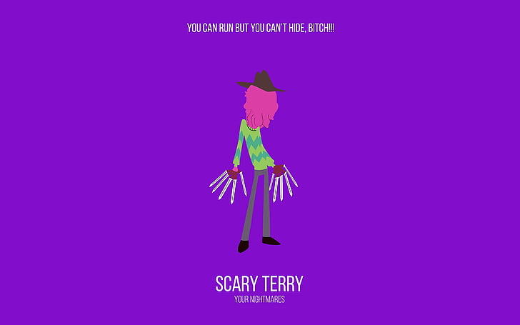 Scary Terry wallpaper, Rick and Morty, minimalism, cartoon, HD wallpaper