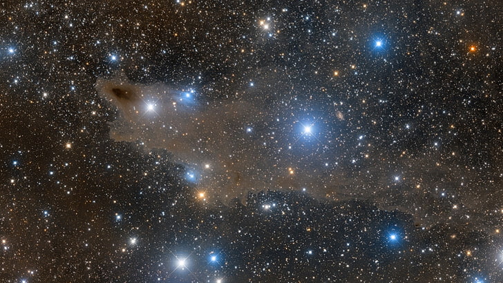 Schwarz-blaues LED-Licht, Galaxie, Weltraum, NASA, HD-Hintergrundbild